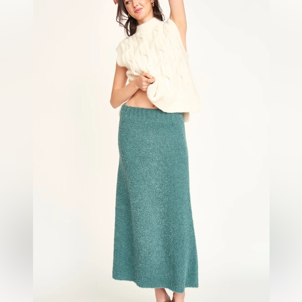 Mirth ESTES BOUCLE SKIRT IN SPRUCE sz L - Picture 6 of 11